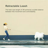 Moestar UFO Retractable Dog Leash Anti-Slip Handle