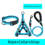 Nylon Harness Collar Leash Three-Piece Set