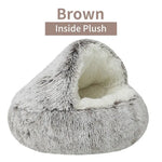 Soft Plush Pet Bed with Cover
