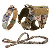 Tactical Dog Harness Leash Collar Set