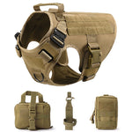 K9 Tactical Military Dog Harness And Leash Set.