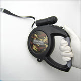 CAMO Dog Retractable Leash with Light