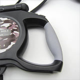 CAMO Dog Retractable Leash with Light
