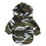 Camouflage Cotton  Dog Hoodie