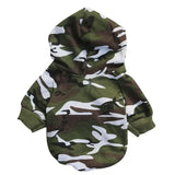 Camouflage Cotton  Dog Hoodie