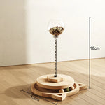 Wooden Cat Toy Tower