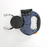 2-in-1 Retractable Dog Harness for Dual Dogs – Reflective Leash