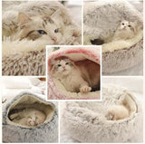 Soft Plush Pet Bed with Cover