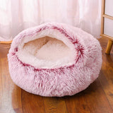 Plush Round Cat Bed