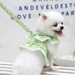 Lace Floral Printed Pet Harness