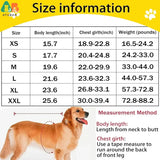 ATUBAN Waterproof Dog Raincoat Cold Weather Reflective