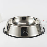 6 Size Dog Cat Bowls Stainless Steel