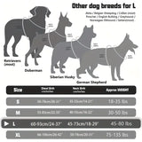 No Pull Large Dog Tactical Harness