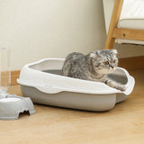 Semi-Enclosed Litter Box Splatter-Proof
