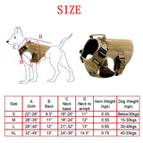 K9 Tactical Military Dog Harness And Leash Set.