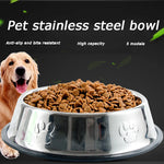 6 Size Dog Cat Bowls Stainless Steel