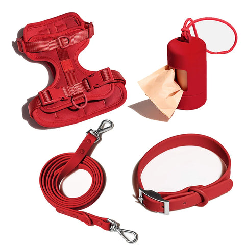 No Pull Dog Harness Collar and Leash Set