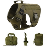 K9 Tactical Military Dog Harness And Leash Set.