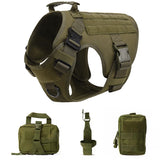 K9 Tactical Military Dog Harness And Leash Set.