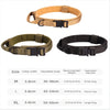 Adjustable Tactical Dog Harness Collar and Leash Set Durable No Pull