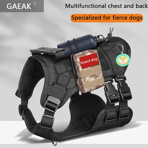 Military Large Dog Carrier Pet German Shepherd Training Vest