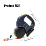 2-in-1 Retractable Dog Harness for Dual Dogs – Reflective Leash