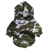 Camouflage Cotton  Dog Hoodie