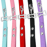 Soft Suede Leather Dog Leash