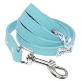 Soft Suede Leather Dog Leash