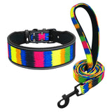 Soft Nylon Dog Collar And Leash Set Reflective