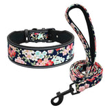 Soft Nylon Dog Collar And Leash Set Reflective