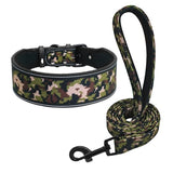 Soft Nylon Dog Collar And Leash Set Reflective