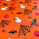 Halloween Orange Tie On Dog Bandana