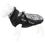 Keep Warm Reflective Dog Coat Size: XXXL(Dazzling White)