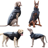 Keep Warm Reflective Dog Coat Size: XXXL(Dazzling White)