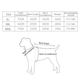 Keep Warm Reflective Dog Coat Size: XXXL(Dazzling White)