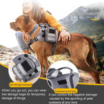 Dog Explosion-proof Chest Strap With Detachable Combination Backpack,