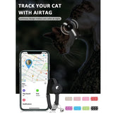 AirTag Tracker Silicone Case Reflective Cat Collar