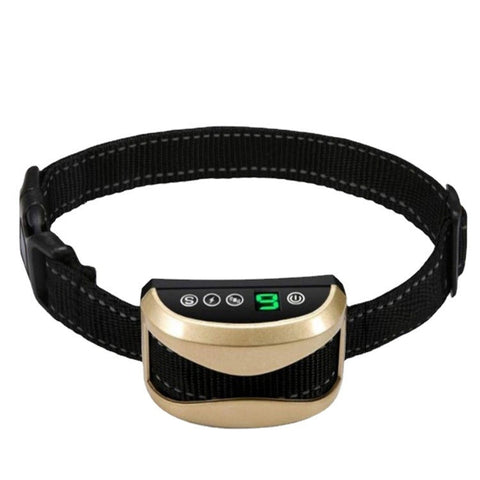 USB Rechargeable Waterproof Dog Bark Collar With Vibration