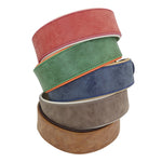 Wide Leather Dog Collar