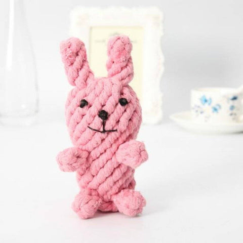 Wiggles Knot Cotton Rope Dog Toy Rabbit
