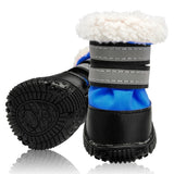 Winter Warm Dog Shoes Non Slip Cotton Reflective