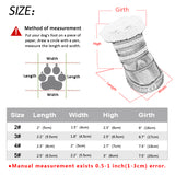 Winter Warm Dog Shoes Non Slip Cotton Reflective