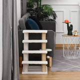 4 Levels Cat Steps with Scratching Posts