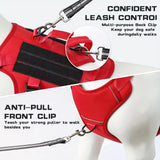 Heat-resistant Durable Nylon Tactical Service Dog Harness