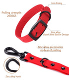 Pet Silicone Collar And Leash Set