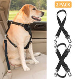 2Pcs Pet Seat Belt Leash