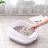 Oversized Splash-Proof Semi-Enclosed Cat Litter Box: The Ultimate