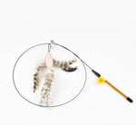Tantalizing Feathered Fun Cat Stick Toy