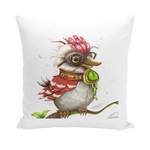 Pete the Sweet Little Bird Throw Pillows